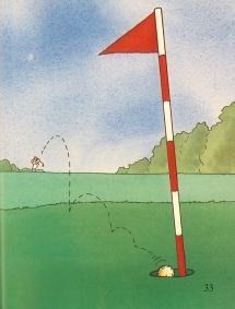 「ゴルフの絵本」大人向きの本 「ゴルフの絵本」大人向きの本